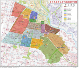 安徽：潁州城區(qū)學區(qū)高清圖