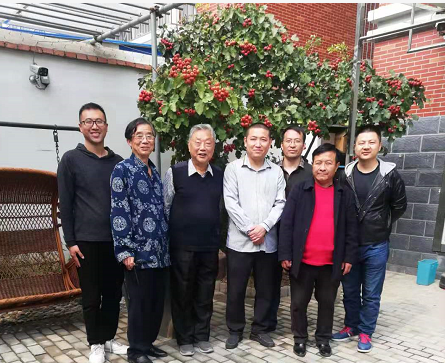 阜陽詩詞學(xué)會會長張孝玉一行拜訪梁如云老先生