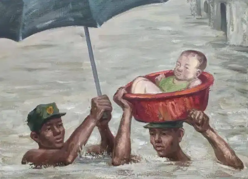 風(fēng)雨同舟抗洪魔 ——觀央視頻道轉(zhuǎn)播河南鄭州受洪災(zāi)迅情報道有感