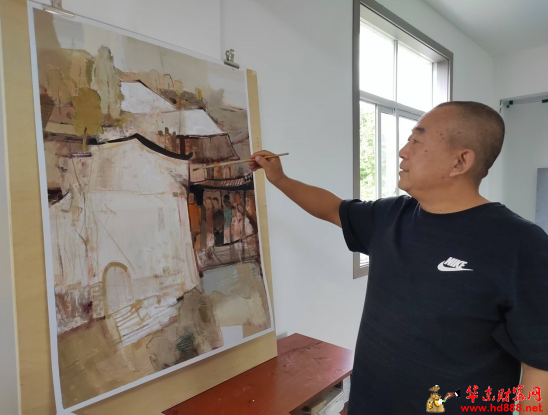 阜陽(yáng)畫家許衛(wèi)《皖韻》斬獲佳績(jī)，“畫說(shuō)江淮”展家鄉(xiāng)風(fēng)采